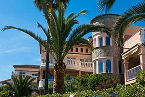 Villa Mallorca mit Palmen