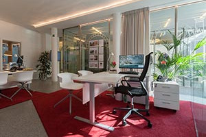 Arbeitsplatz Immobilienbüro