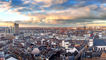 Luftaufnahmen der Stadt Bonn