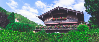 Rustikales Holzhaus