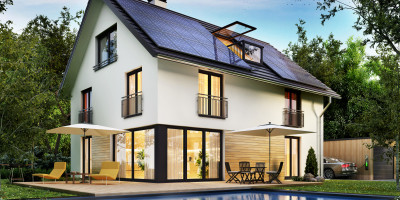 Modernes Einfamilienhaus