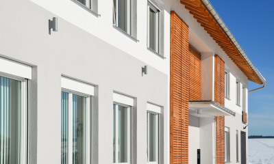 Moderne Hausfassade
