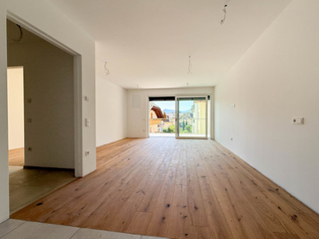living area with kitchen