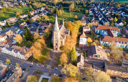 Aachen Brand im Herbst