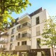 Neues modernes Wohnhaus in der Stadt