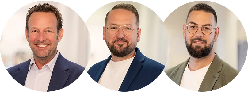 Stefan Mantl, Marius Siegmund und Marcel Lennartz Stefan Mantl, Marius Siegmund und Marcel Lennartz