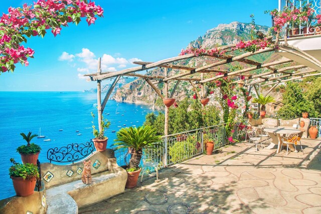 Terrasse mit Seeblick