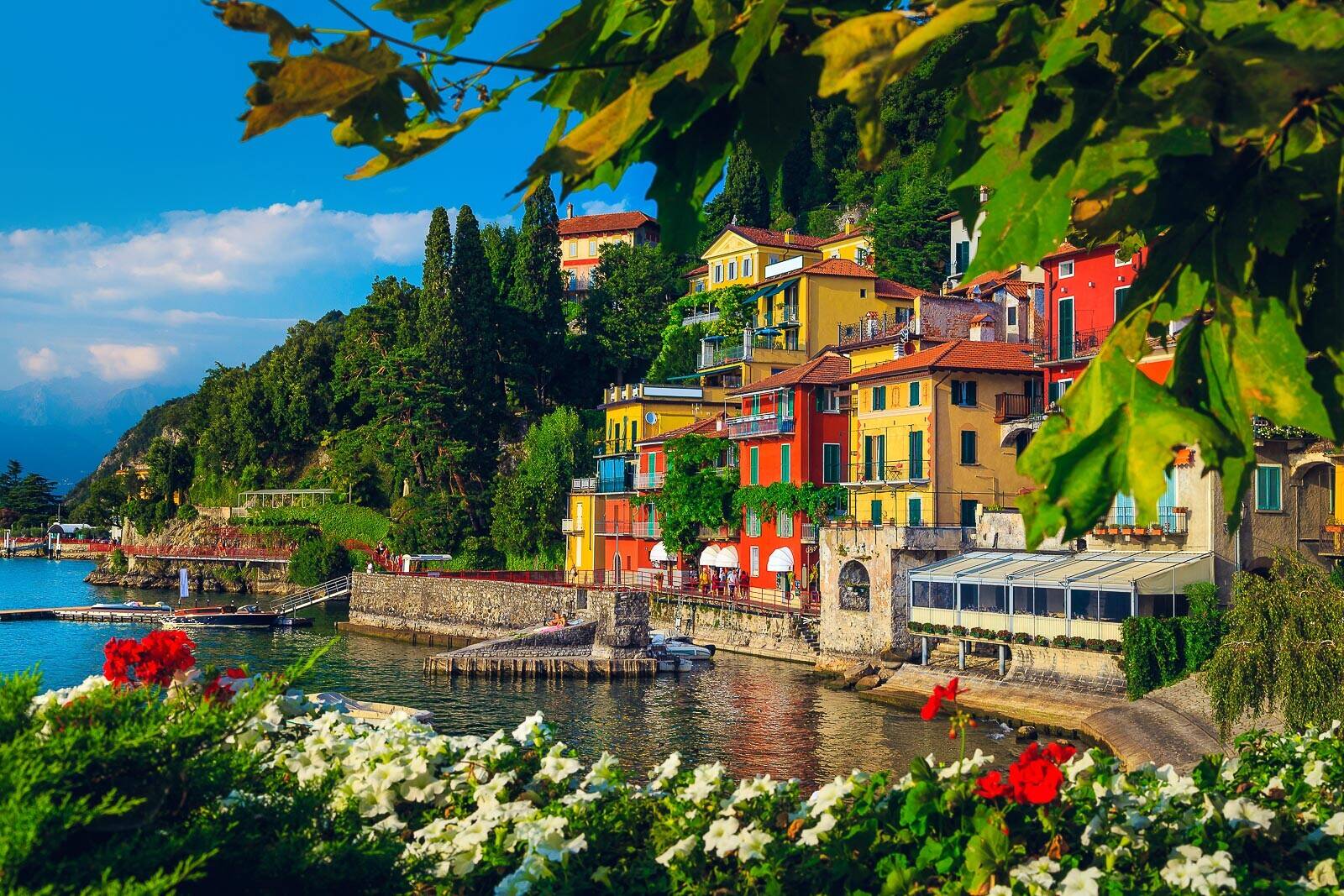Häuser in Varenna am Comer See