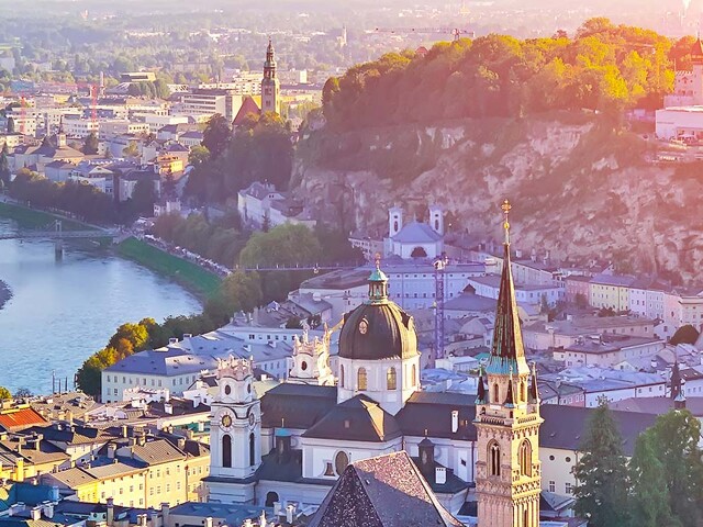 Blick über Salzburg