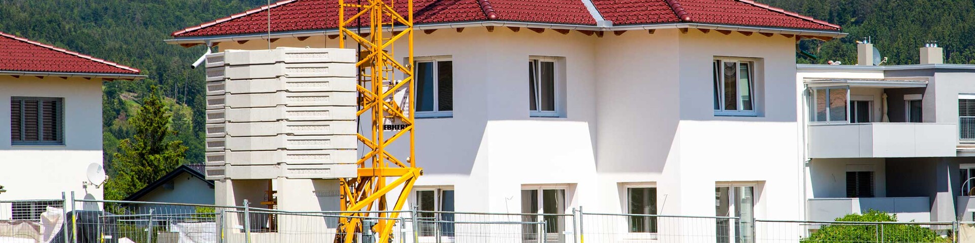 Neubauimmobilie in einem Neubaugebiet für höhere Angebotspreise