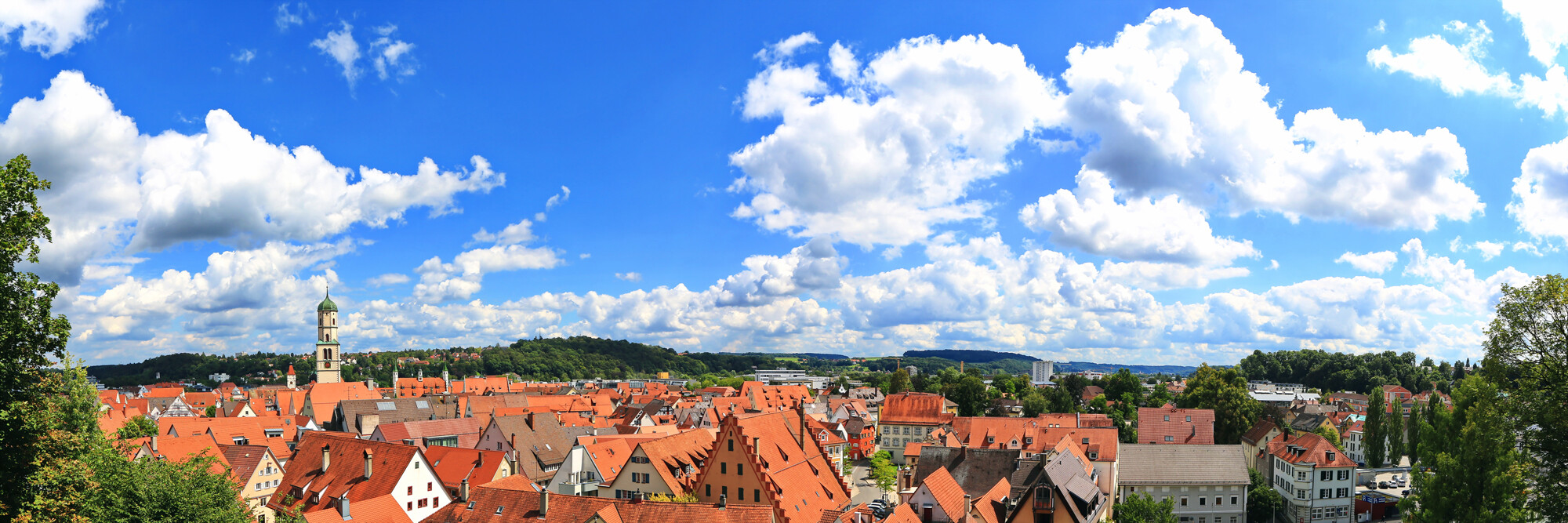 Panorama von Biberach an der Riß
