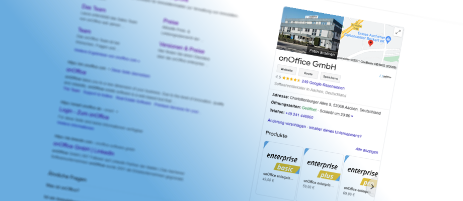 Screenshot Google Business Profile