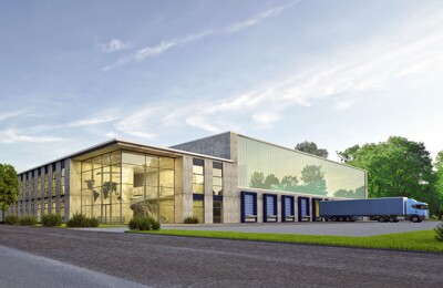 Modernes Logistikgebäude