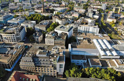 Luftaufnahme der Stadt Essen