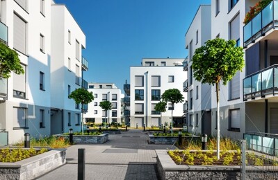 Neue Wohnbausiedlung