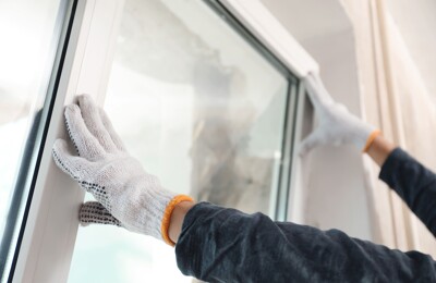 Neues Fenster wird eingebaut