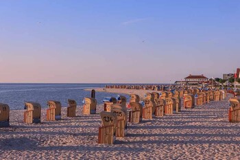 Strandkörbe am Strand