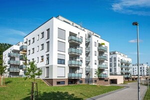 Ein Neubau mit vielen Appartements