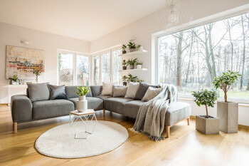 Wohnzimmer modern eingerichtet