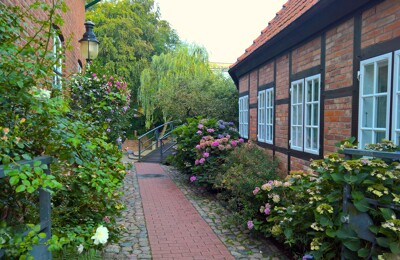 Gemütliches Klinkerhaus in kleiner Straße in Bad Oldesloe