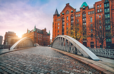 Brücke in der Speicherstadt Hamburg