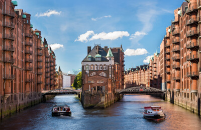 Wasserschloss in der Hamburger Speicherstadt