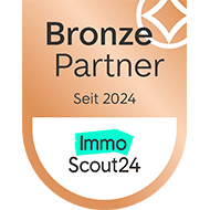 Siegel ImmoScout24 Bronze Partner