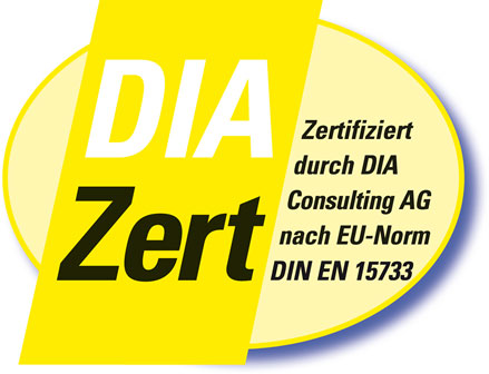 DIAZert Logo gelb