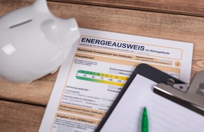 Ein Energieausweis-Dokument
