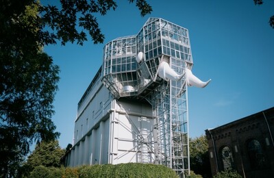 Der Glaselefant in Hamm