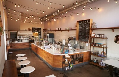 Ein gemütliches Café