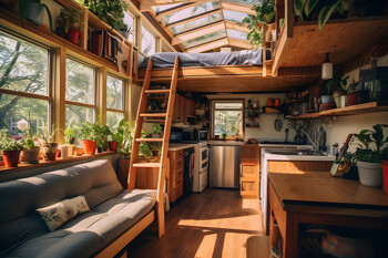Wohnraum in einem Tiny House
