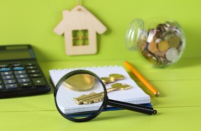 Eine Immobilienbewertung wird durchgeführt