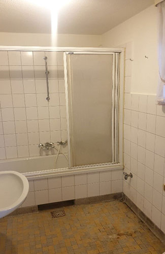 Home Staging-Beispiel Badezimmer