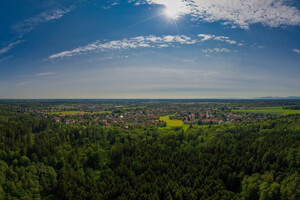 Blick über Oberhaching