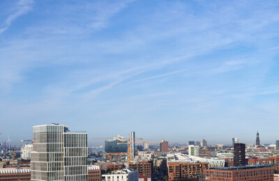 Panoramaaufnahme von Hamburg'