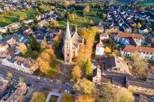 Aachen Brand im Herbst