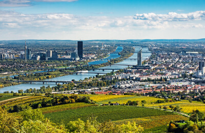 Luftbild von Wien