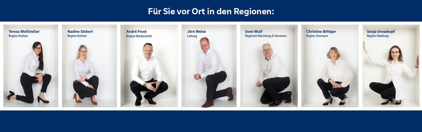 Team von Volksbank Raiffeisenbank Immobilien Itzehoe