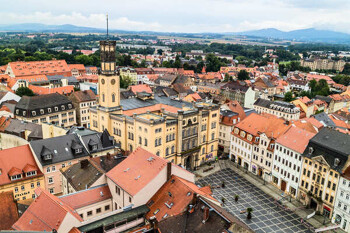 Luftaufnahme von Zittau
