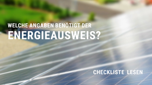 Checkliste Energieausweis