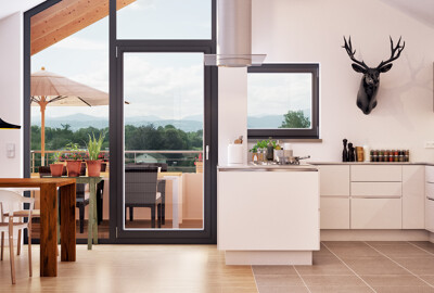 Openplan Küche