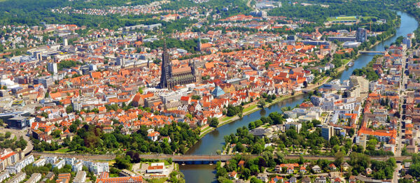 Luftaufnahme von Ulm