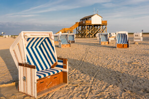 Strandkörbe in St. Peter Ording