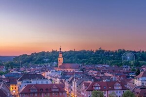 Blick über die Stadt Erlangen