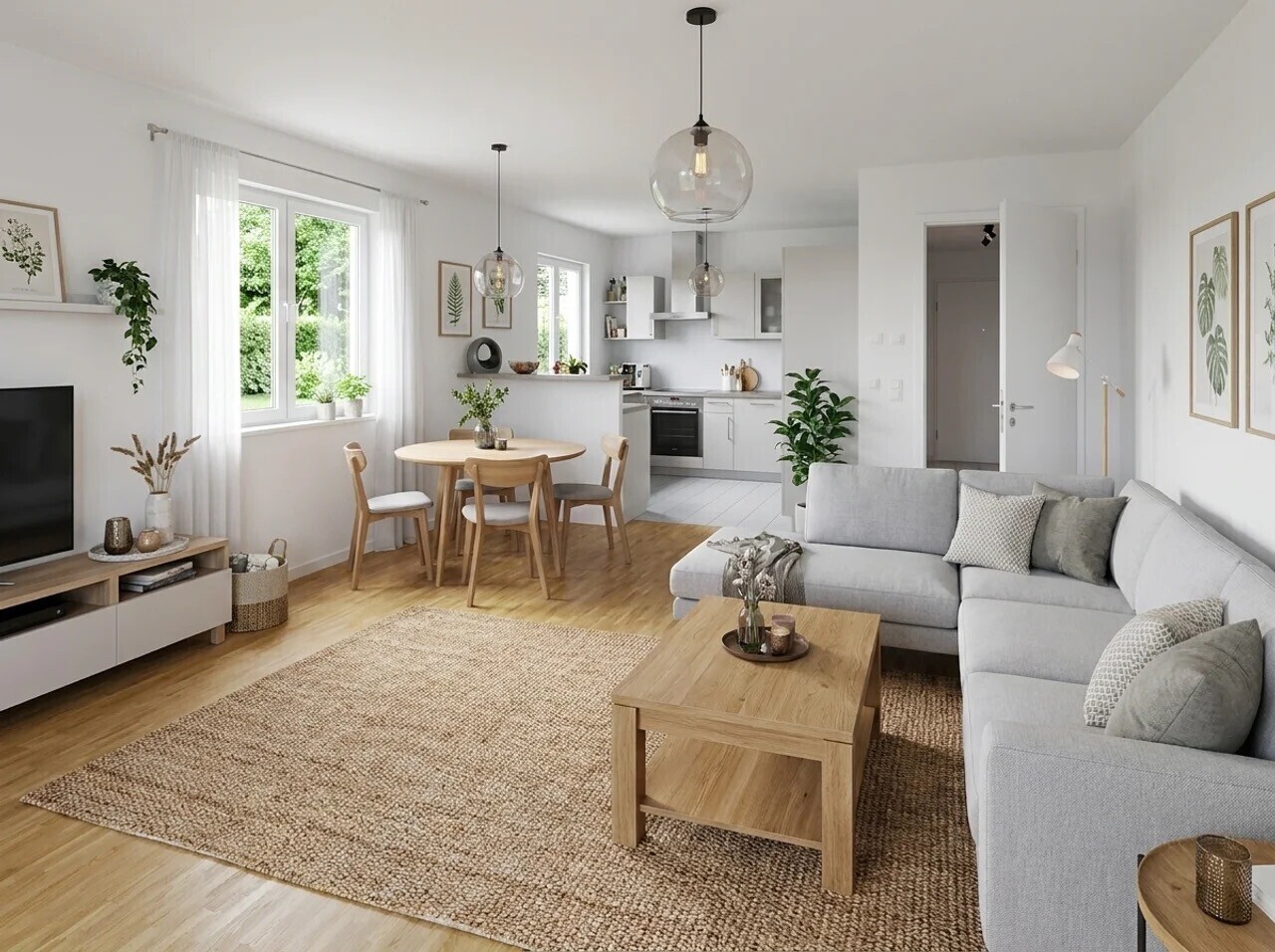 Visualisierung Wohnzimmer