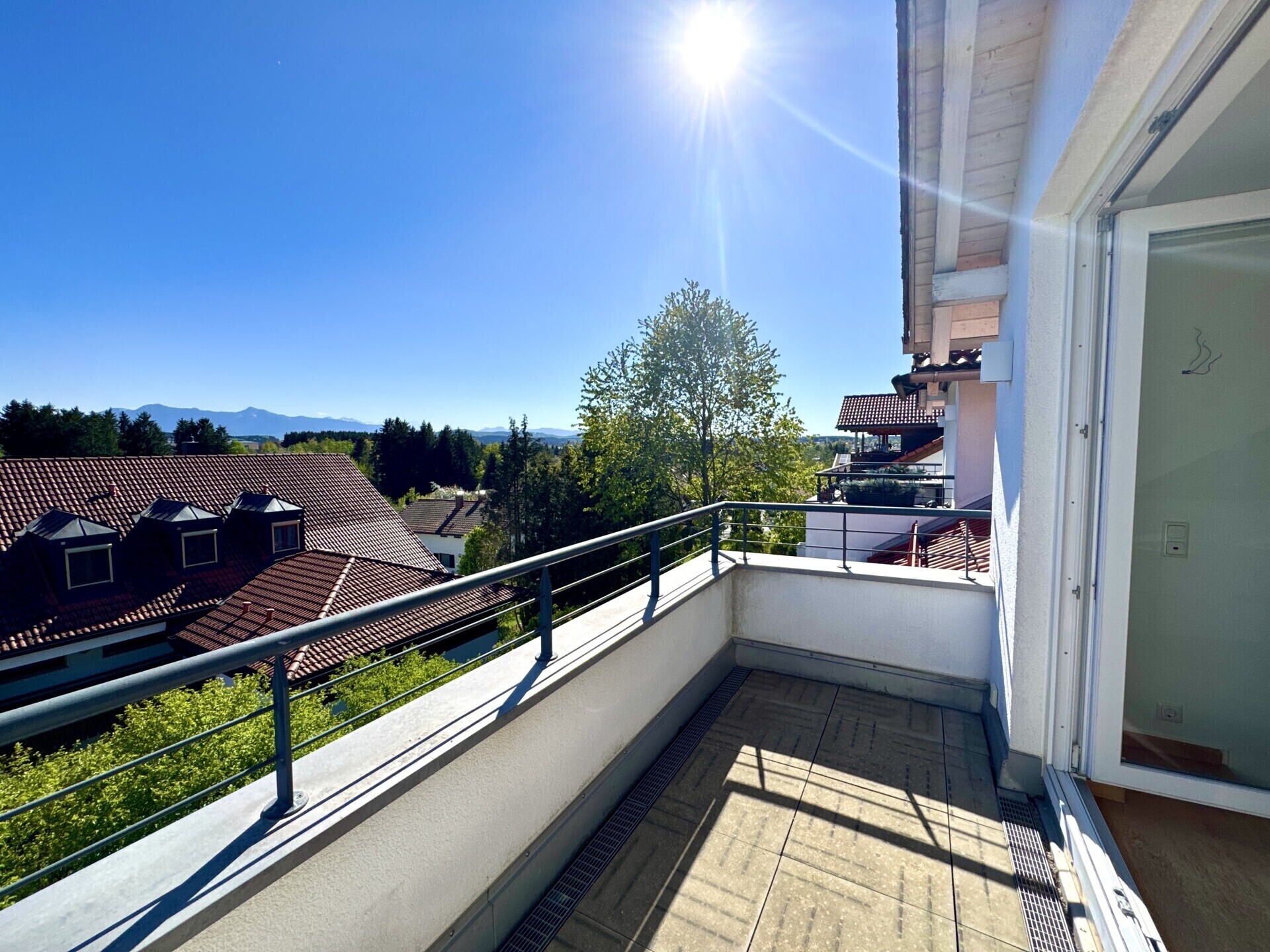 Balkon mit Aussicht