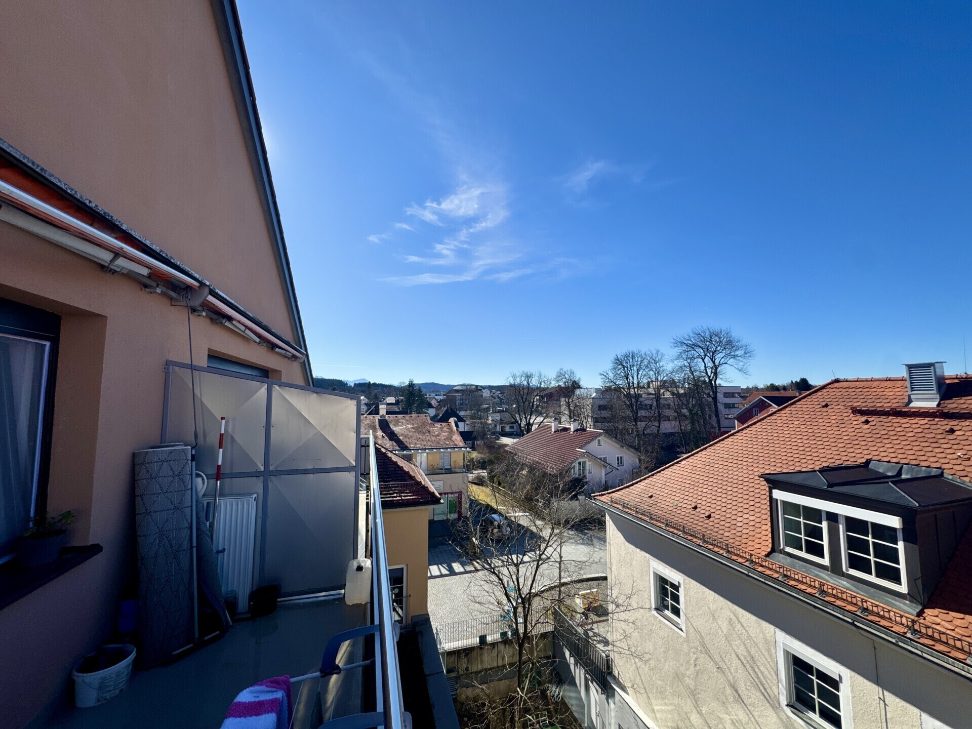 Aussicht vom Balkon