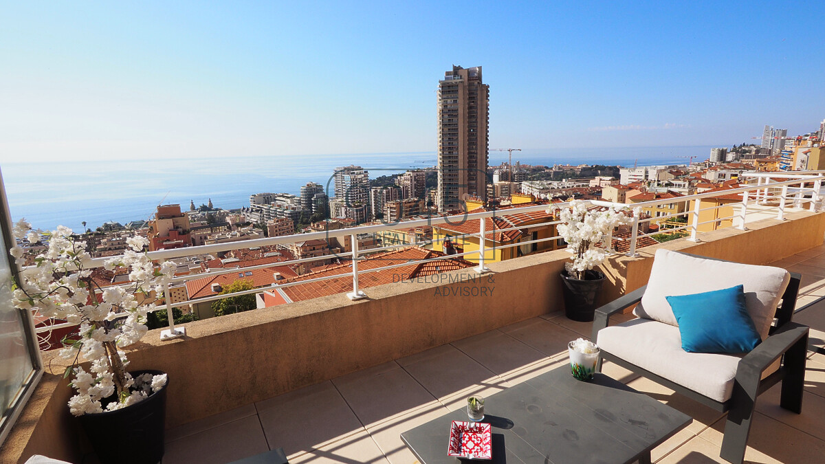 Exklusives Penthouse mit Panoramablick auf Monaco – Beausoleil
