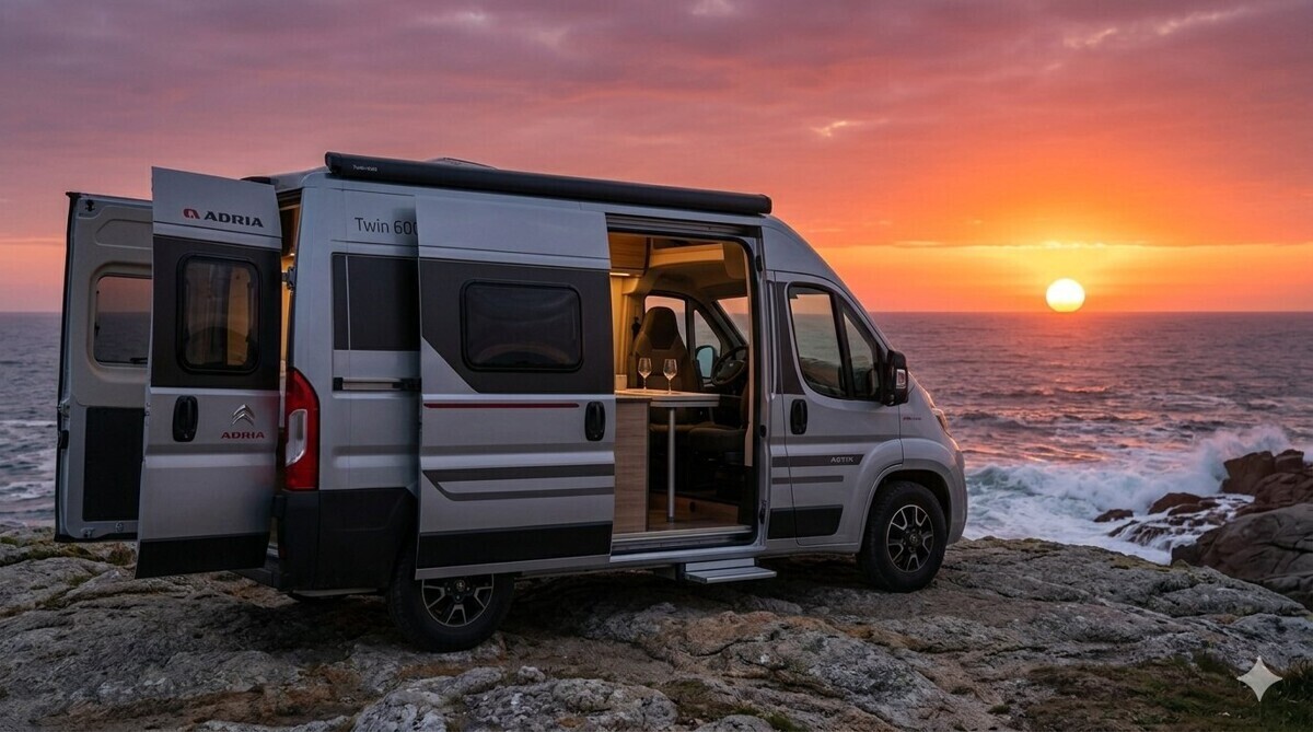 Wohnmobil am Meer